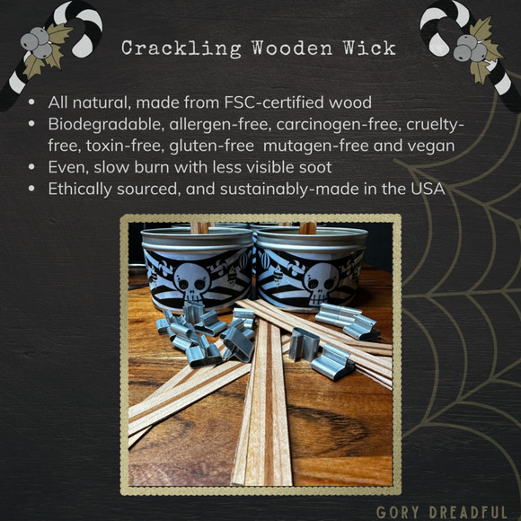 Resting Grinchface Luxury Crackling Wooden Wick Candle Tin: Crushed Peppermint - Picture 4 of 5